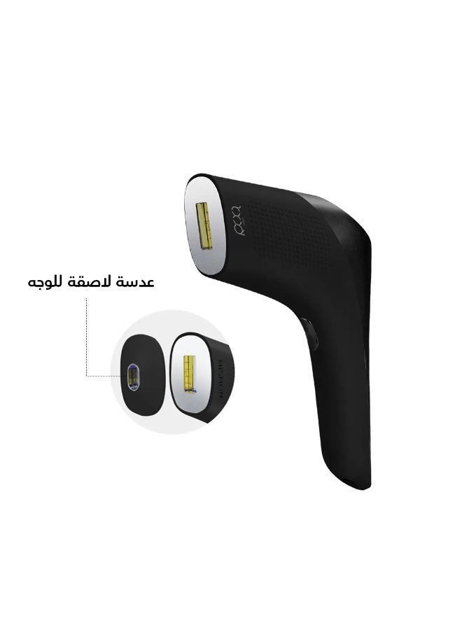 روكسا ليزر روكسا لايت - جهاز إزالة الشعر المنزلي مع مليون ومضة، 5 مستويات طاقة ونظام تبريد - إزالة سريعة وآمنة للجسم والوجه - Image 3